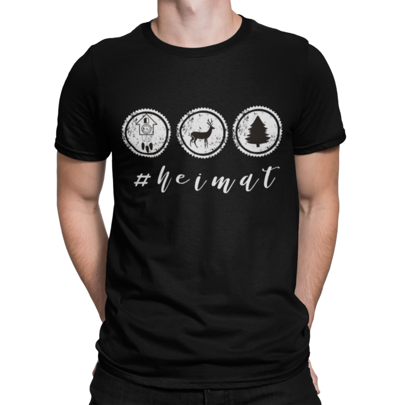 schwarzwald frauen t-shirt - hashtag heimat