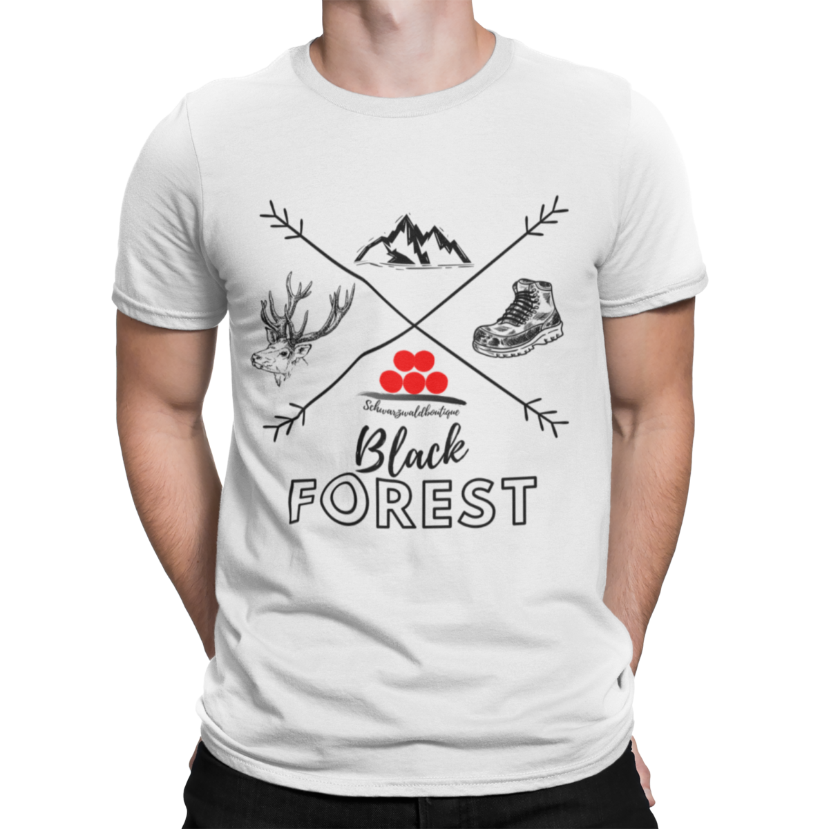 Schwarzwald T-shirt black forest kompass