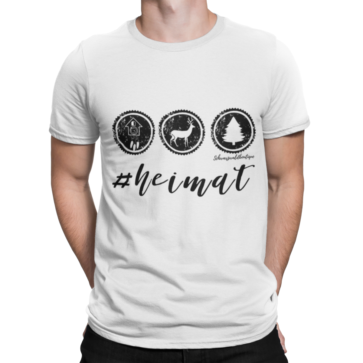 schwarzwald frauen t-shirt - hashtag heimat