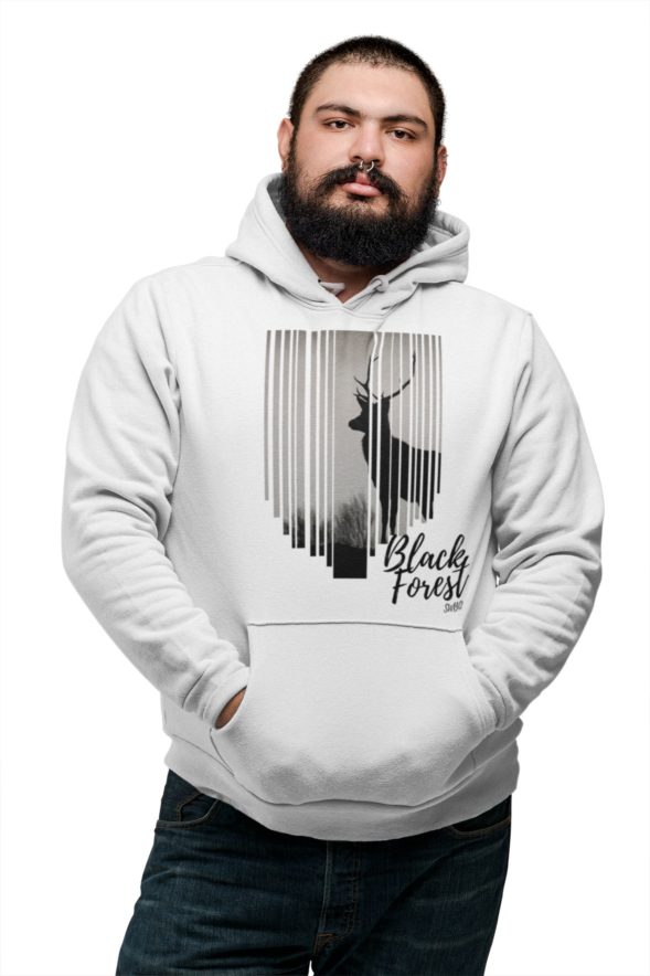 Schwarzwald Männer Hoodie - Hirschsprung