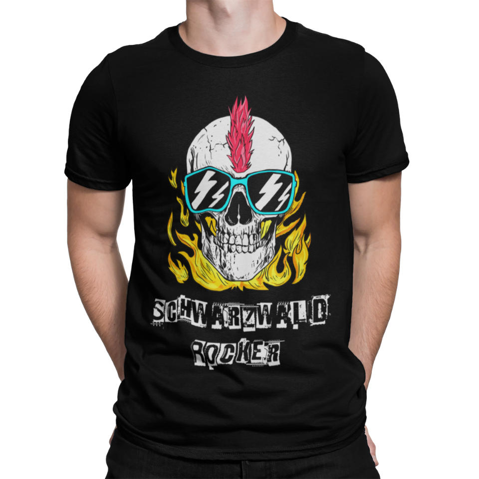 schwarzwald männer t-shirt - schwarzwald-rocker