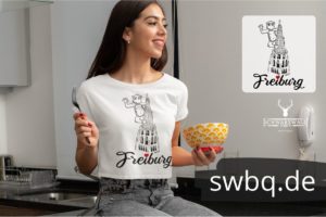 schwarzwald frauen t-shirt - Freiburg-Affenstark