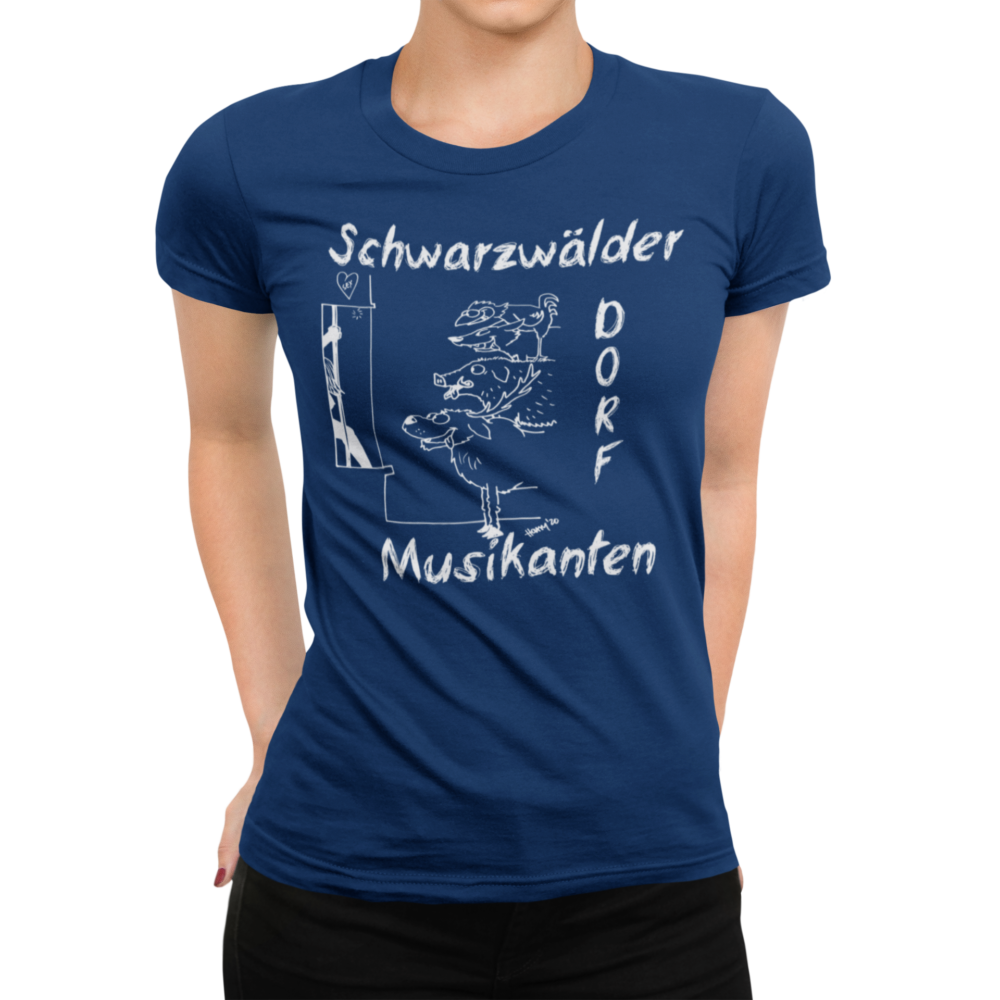schwarzwald frauen t-shirt - schwarzwaelder-dorfmusikanten