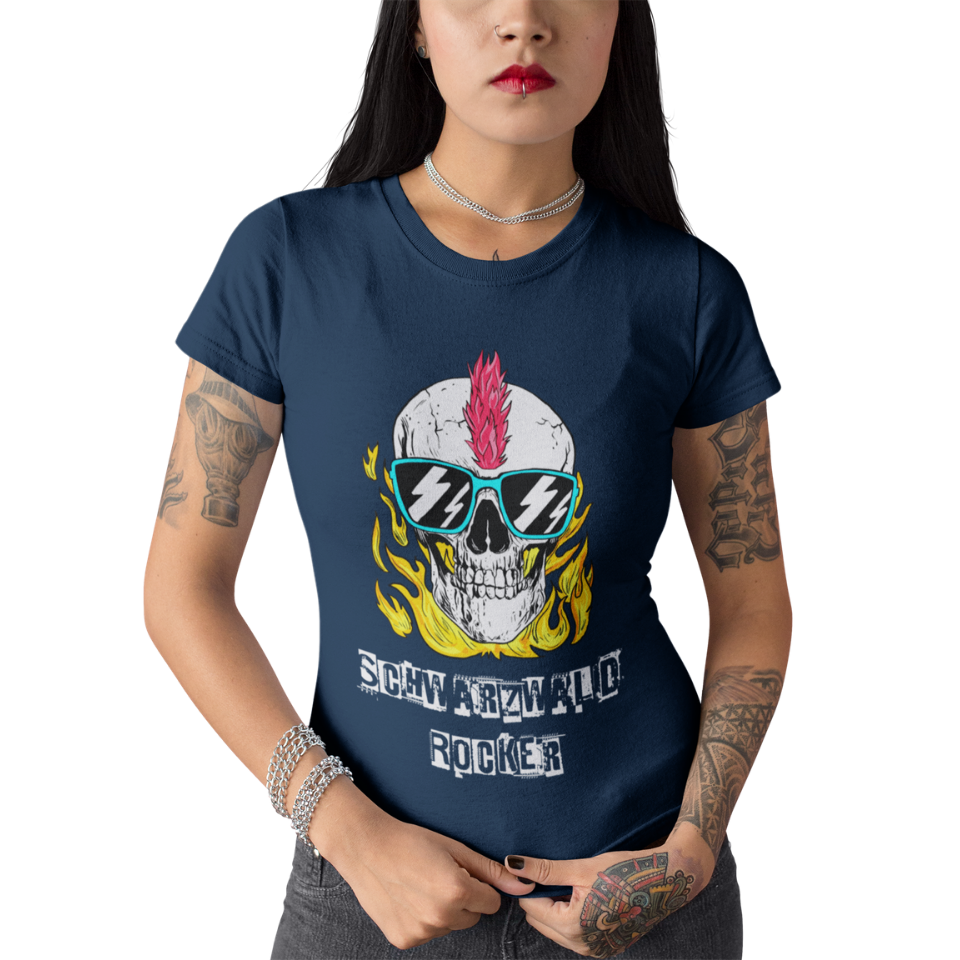 schwarzwald frauen t-shirt - schwarzwald-rocker
