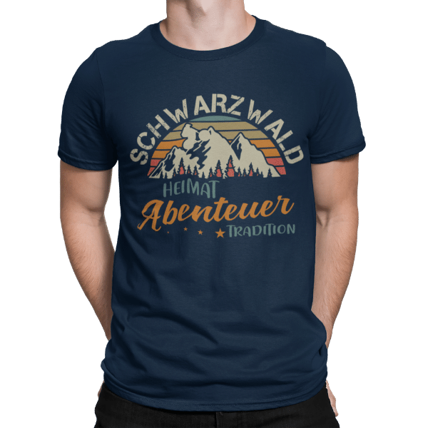schwarzwald maenner t-shirt - schwarzwald heimat-abenteuer-tradition