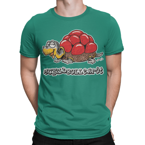 schwarzwald maenner t-shirt - schildkroete mit bollenhut