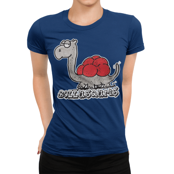 schwarzwald frauen t-shirt - dinosaurier mit bollenhut