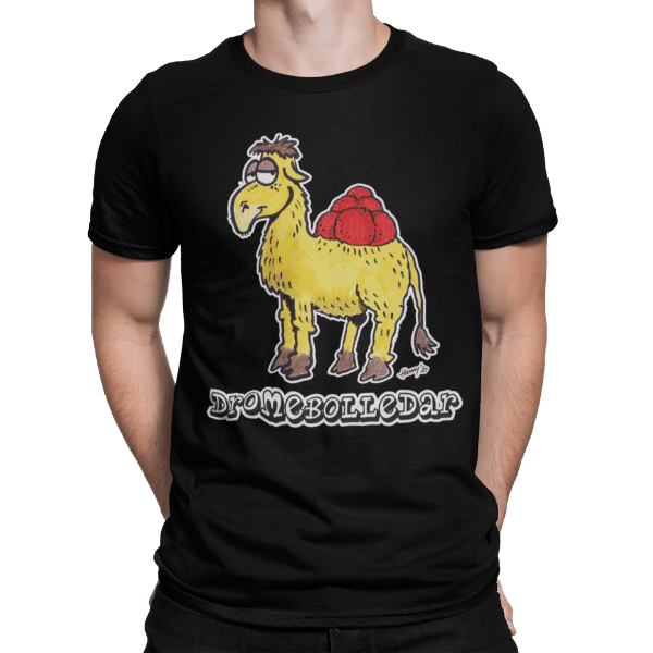 schwarzwald maenner t-shirt - dromedar mit bollenhut