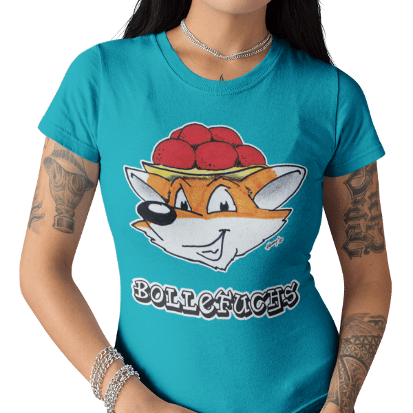 schwarzwald frauen t-shirt - fuchs mit bollenhut