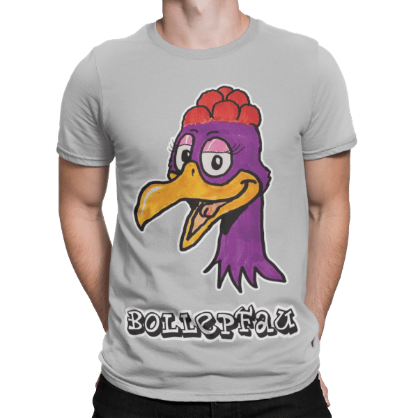 schwarzwald maenner t-shirt - pfau mit bollenhut