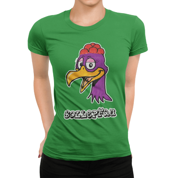 sschwarzwald frauen t-shirt - pfau mit bollenhut