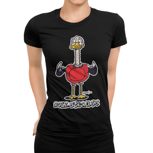 schwarzwald frauen t-shirt - strauss mit bollenhut
