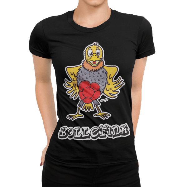 schwarzwald frauen t-shirt - vogel mit bollenhut