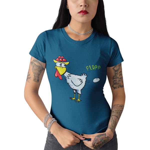 schwarzwald t-shirt - lustiges schwarzwald huhn - flopp