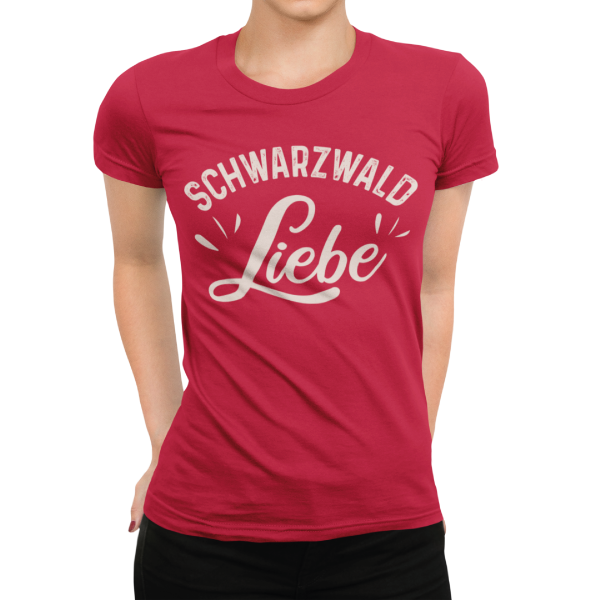 schwarzwald frauen t-shirt - schwarzwald liebe
