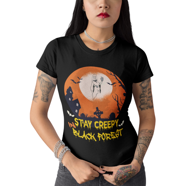 schwarzwald grusel t-shirt - lustiges schwarzwald halloween kostuem design
