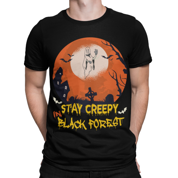 schwarzwald grusel t-shirt - lustiges schwarzwald halloween kostuem design