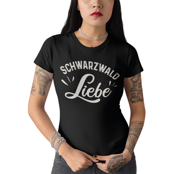 schwarzwald frauen t-shirt - schwarzwald liebe