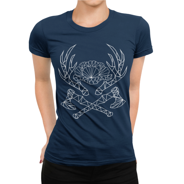schwarzwald frauen t-shirt - schwarzwald lineart
