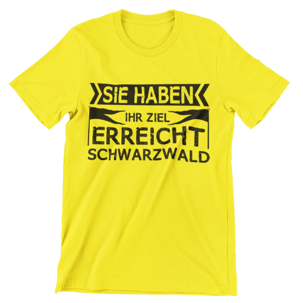 t-shirt-gelb-rundhalsausschnitt-mit-neutralem-hintergrund-motiv-sie-haben-ihr-ziel-erreicht-schwarzwald
