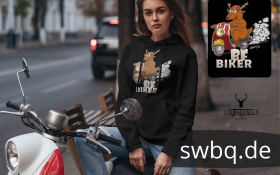 Lustiges Schwarzwald t-shirt - black forest biker