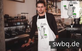 schuerzen design Schwarzwald Tannenzapfen mit pinsel streicht - zapfenstreich