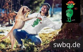 schwarzwald frauen hoodie - statement frosch mit bollenhut