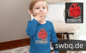 schwarzwald baby body - bollus mit bollenhut