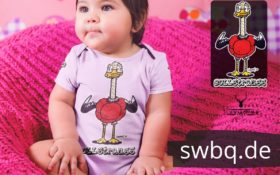 schwarzwald baby body - strauss mit bollenhut