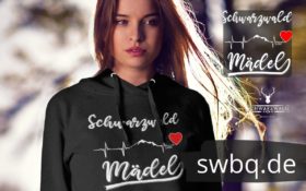 schwarzwald frauen hoodie - schwarzwald mädel