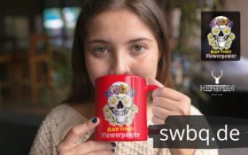 schwarzwald frauen tasse - black forest flower power