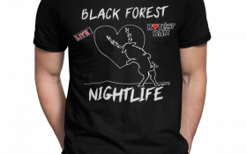 schwarzwald männer t-shirt - Black-Forest-Nightlife